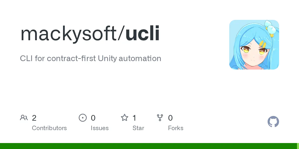 mackysoft/ucli のリポジトリサムネイル
