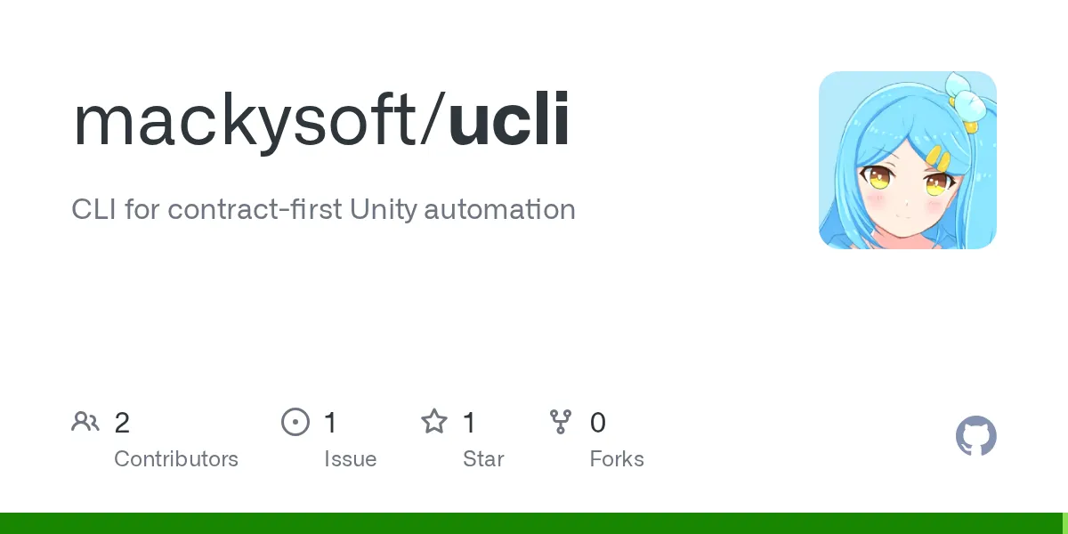 mackysoft/ucli のリポジトリサムネイル