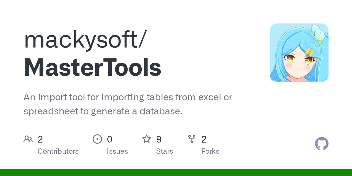 mackysoft/MasterTools のリポジトリサムネイル
